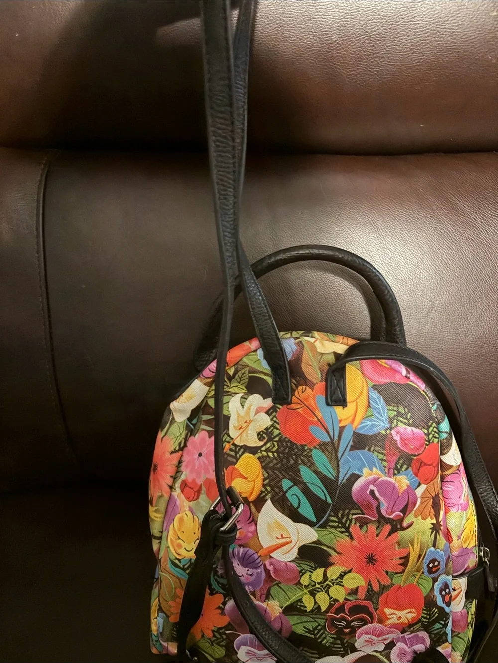 Rare Alice in Wonderland Floral Mini Backpack - Multicolor